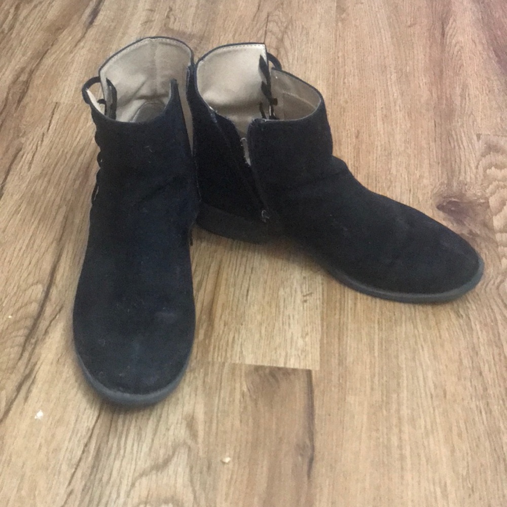 Black ankle boots